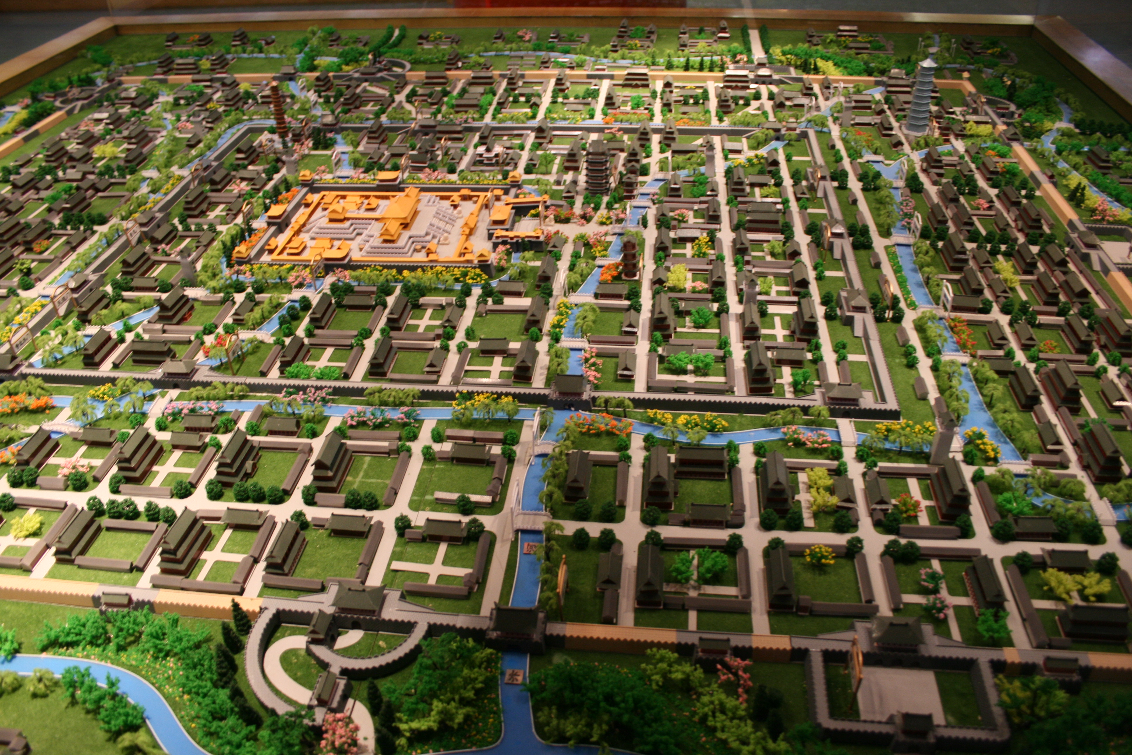 北宋开封城示意图